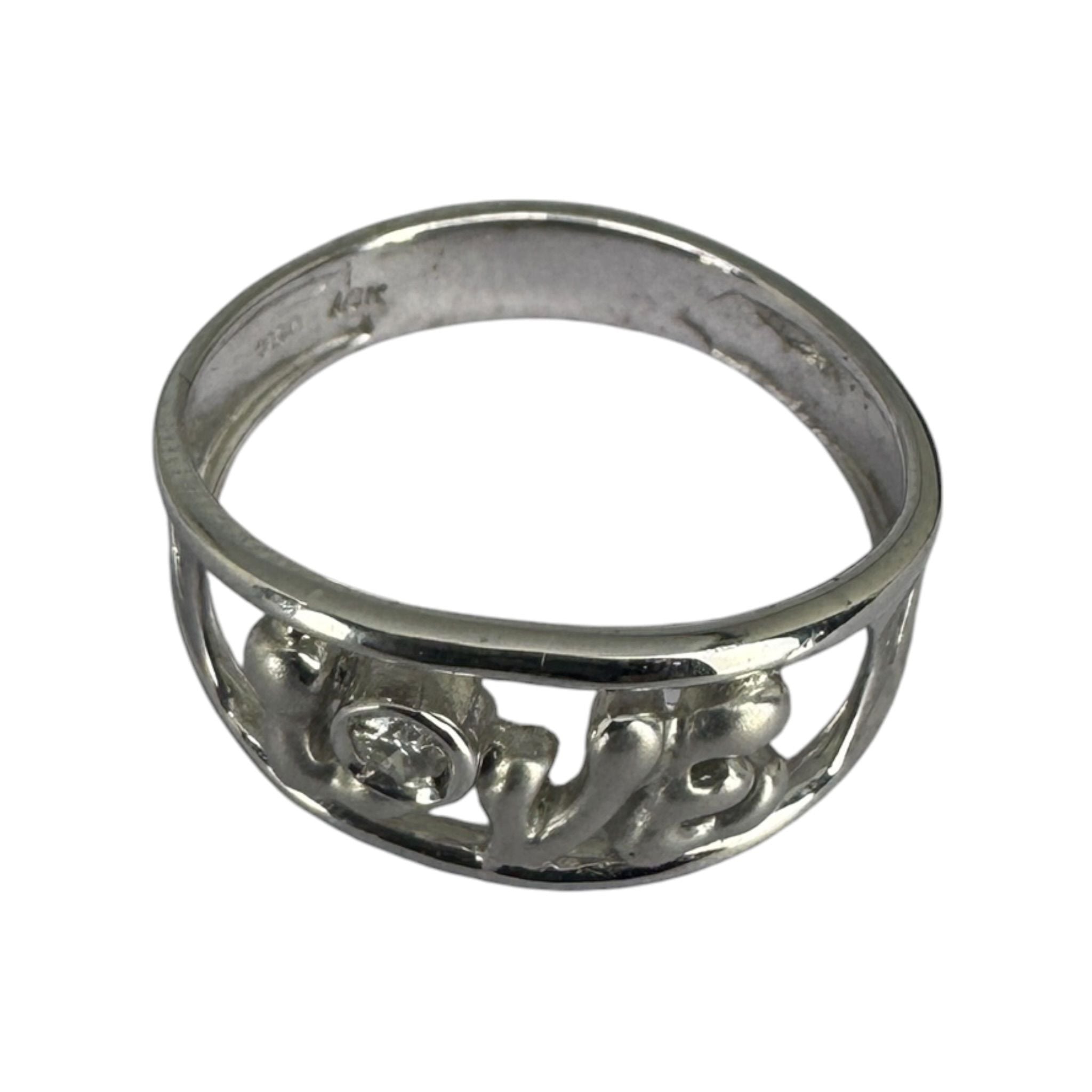 Diamond Ring 18K 750 White Gold Secondary image