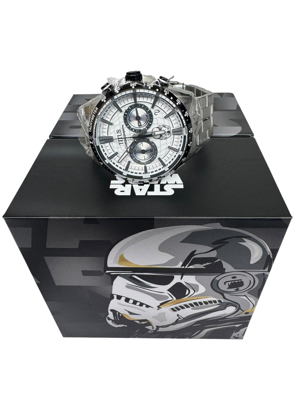 Solvil Et Titus X Star Wars Stormtroop W06-03365-002 Limited Edition Saber Chronograph Quartz Men Watch
