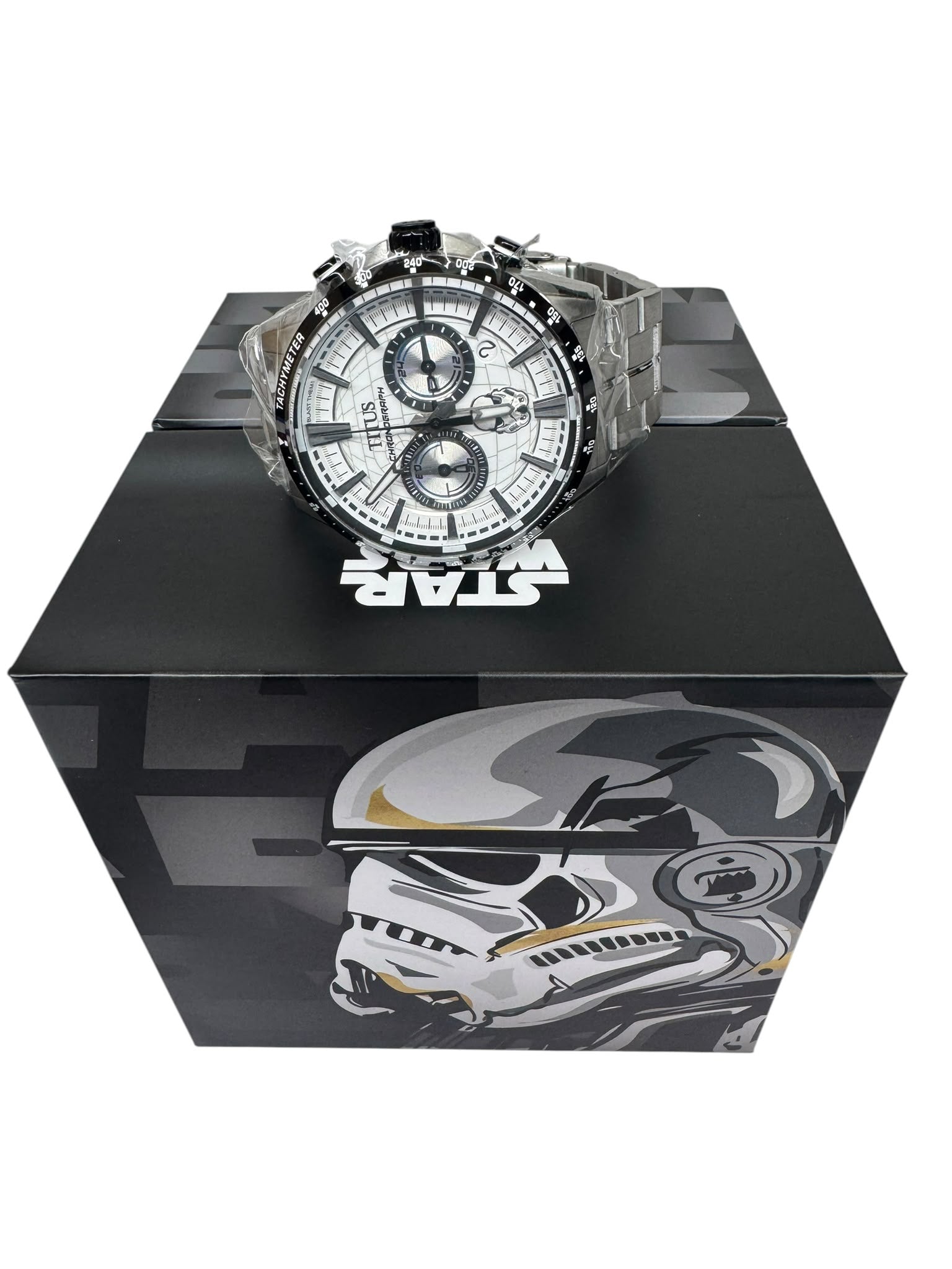 Solvil Et Titus X Star Wars Stormtroop W06-03365-002 Limited Edition Saber Chronograph Quartz Men Watch