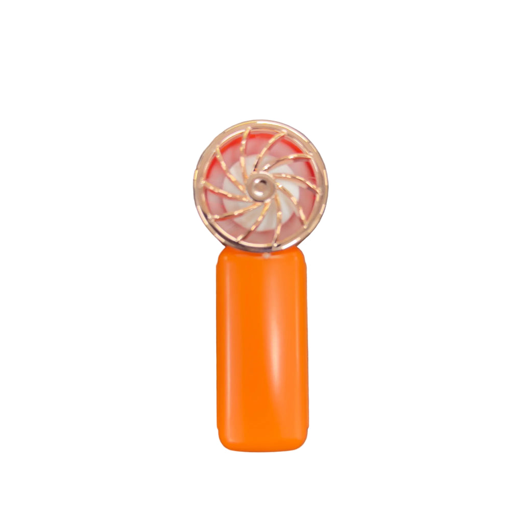 Small Transparent Handheld Power Fan with Light - L29-3