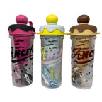 900ml Ice Cream Design Water Bottle with Twist Core Lid - XMS-0788