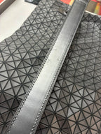BAO BAO ISSEY MIYAKE Matte Black Froggy Shoulder Bag