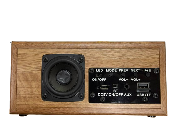 Bluetooth Speaker with LED Fireplace - MS01