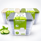 3-Piece 800ml Rectangular Storage Container Set