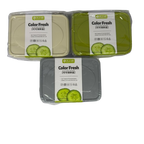 3-Piece 800ml Rectangular Storage Container Set