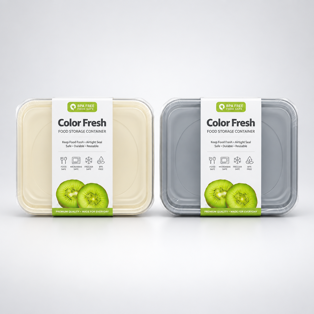 3-Piece 1550ml Rectangular Storage Container Set Secondary image