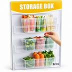 2-Piece Fridge Storage Box Set - F34-J-27