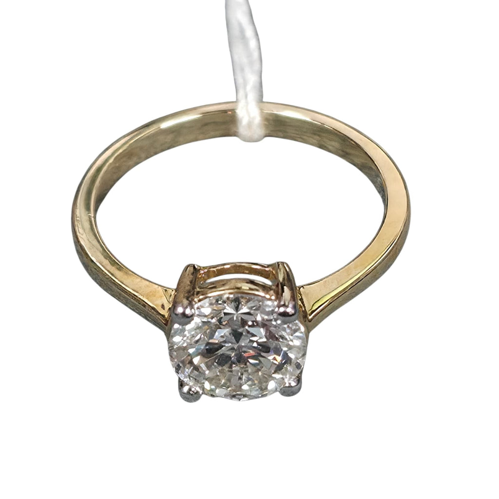 Lab Grown Diamond 14K Yellow Gold Lady Ring
