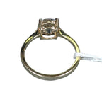 Lab Grown Diamond 14K Yellow Gold Lady Ring