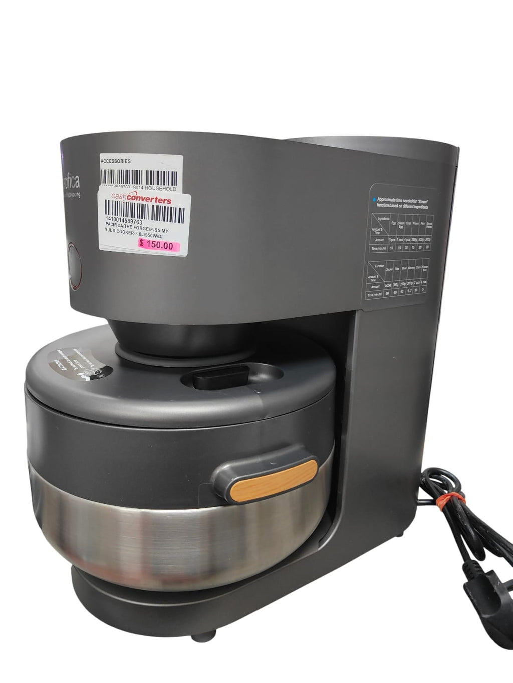 Pacifica The Forge Timer Multifunction Cooker