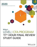 Wiley's Level I CFA Program 11th Hour Final Review Study Guide 2020 Paperback