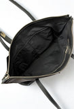 Tods Joy Black Pebbled Leather Medium Tote Bag