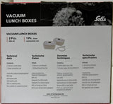 Solis Vacuum Lunch Boxes 2x600ml