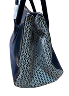 Tory Burch Leather Trim Savannah Print Canvas Tote