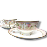 Noritake Cup Saucer Set of 2