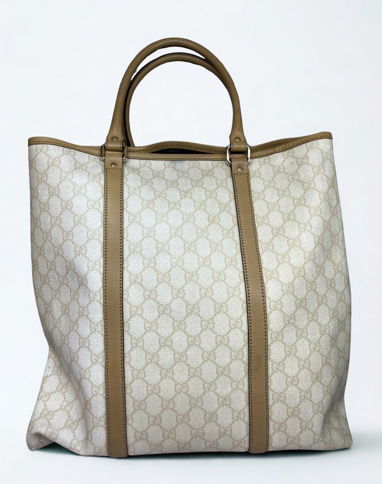 Gucci GG Supreme Canvas Vertical Tote Bag 223668