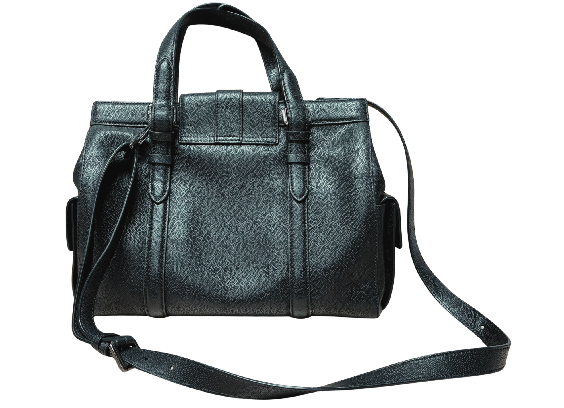 Braun Buffel Pebbled Leather Handbag Black Secondary image
