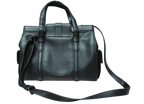Braun Buffel Pebbled Leather Handbag Black