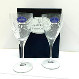 Royal Doulton, Jasmine Crystal Wine Glass, Set of 2 (Made In France)