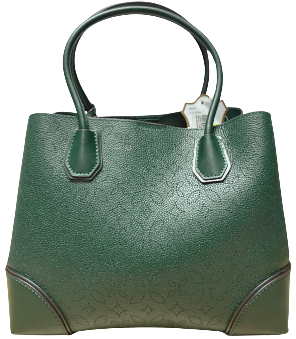 Michael Kors Mercer Gallery Perforated Centre Zip Tote Bag Racing Green