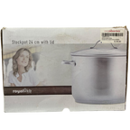 Royal VKB 24cm Stainless Steel Stock Pot With Lid