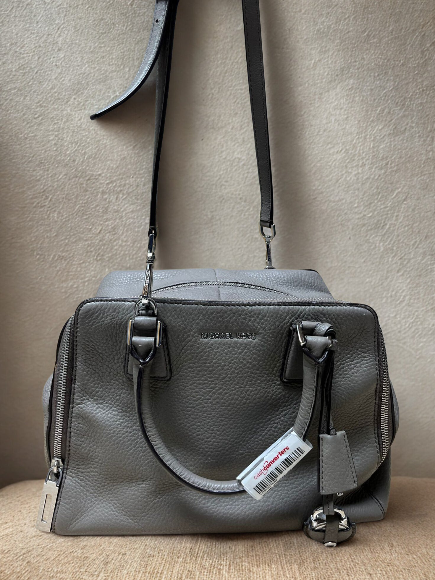 Michael Kors Satchel Handbag Taupe Main image