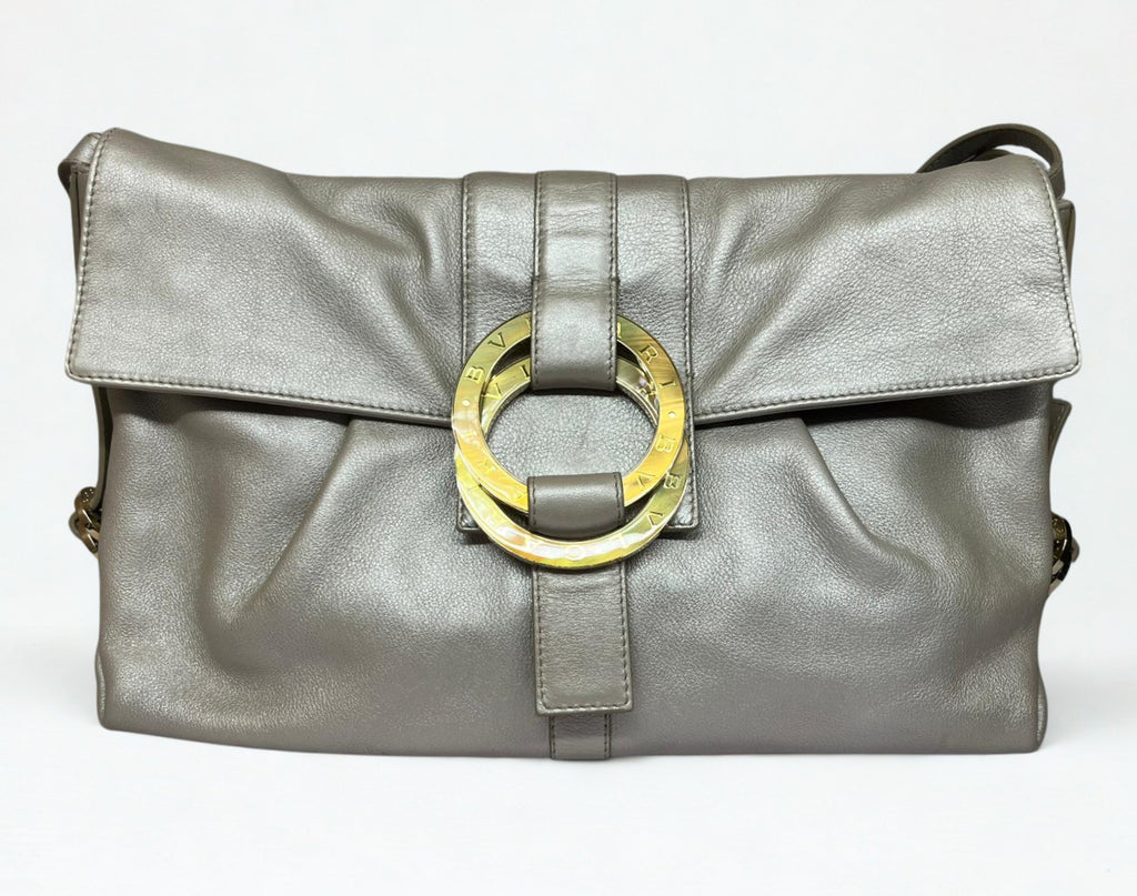 Bvlgari Chandra Flap Shoulder Bag