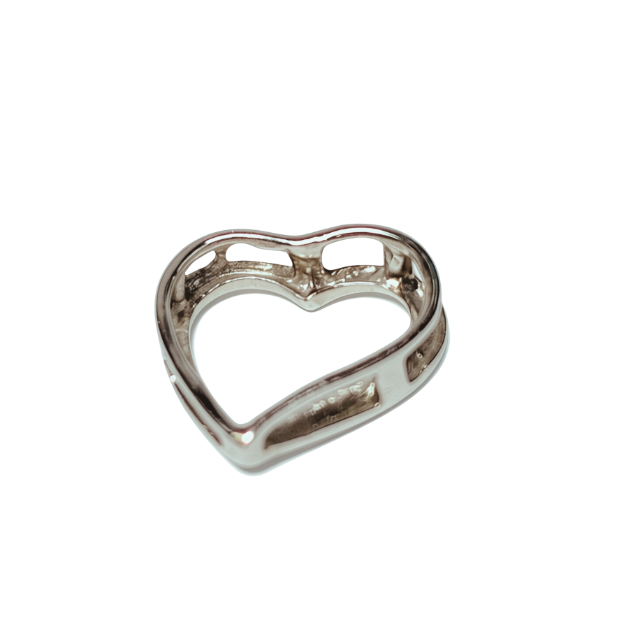 750WG Open Heart Pendant 1.0GM