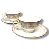 Noritake Cup Saucer Set of 2