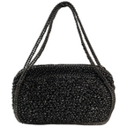 Anteprima Black PVC Wire Bag
