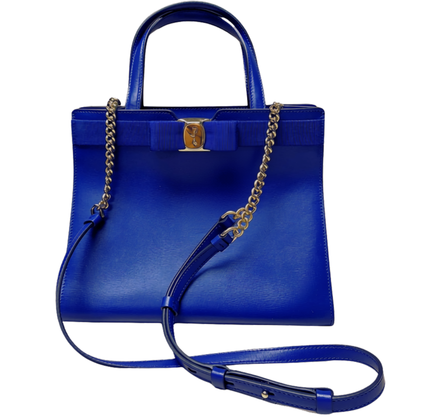 Salvatore Ferragamo Vara Ribbon Top Handle Bag