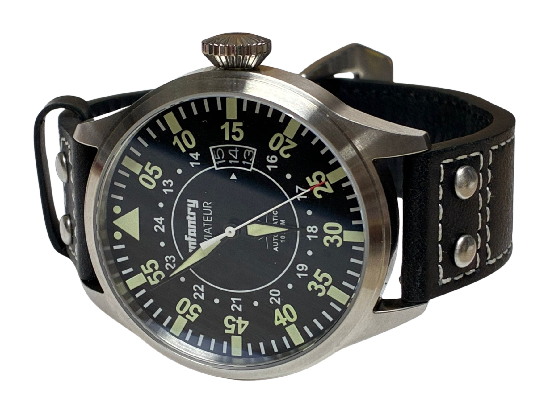 Infantry Aviateur AVR004BLKL Automatic Wristwatch