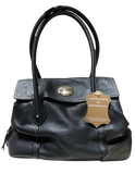 Lancel Paris Black Leather Handbag