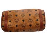 TOTE BAG-COGNAC VISETOS/LTHR/PAPILLON/LONG STRAP MCM W23