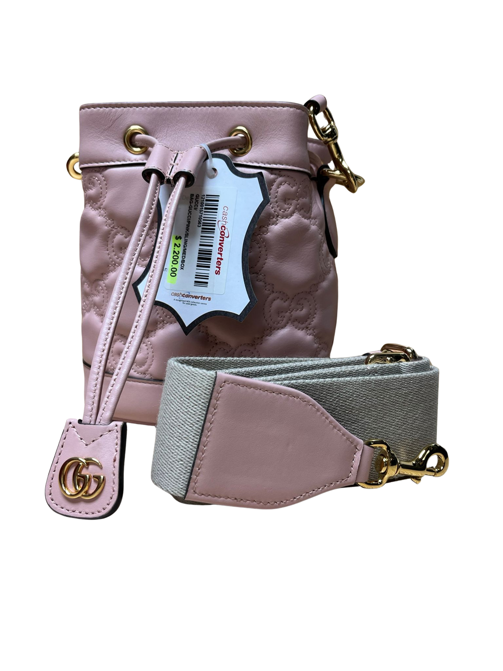 Gucci GG Matelassé Bucket Bag