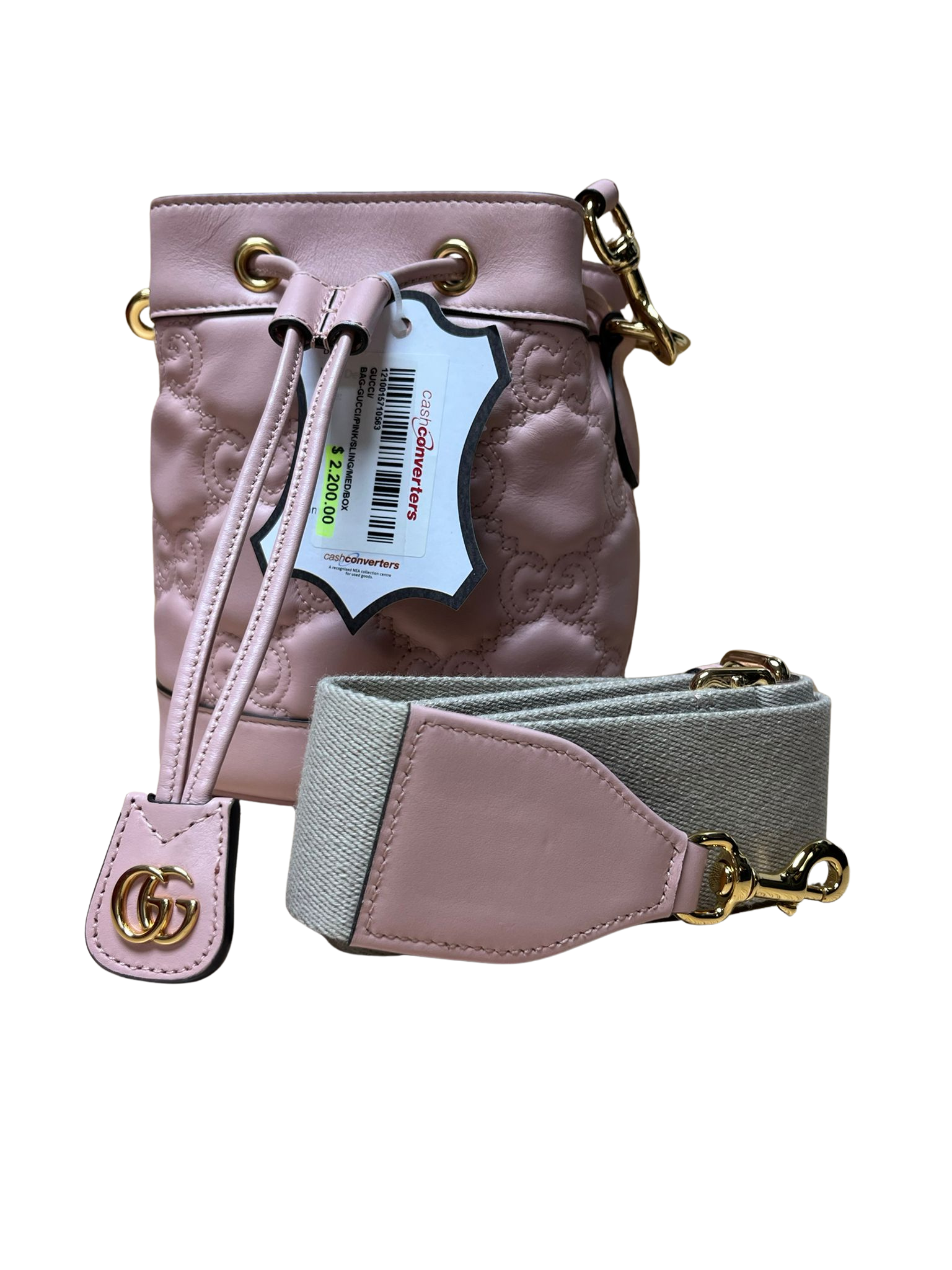 Gucci GG Matelassé Bucket Bag