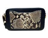 Marc Jacobs TriColor Python Embossed Leather Snapshot Camera Crossbody Bag