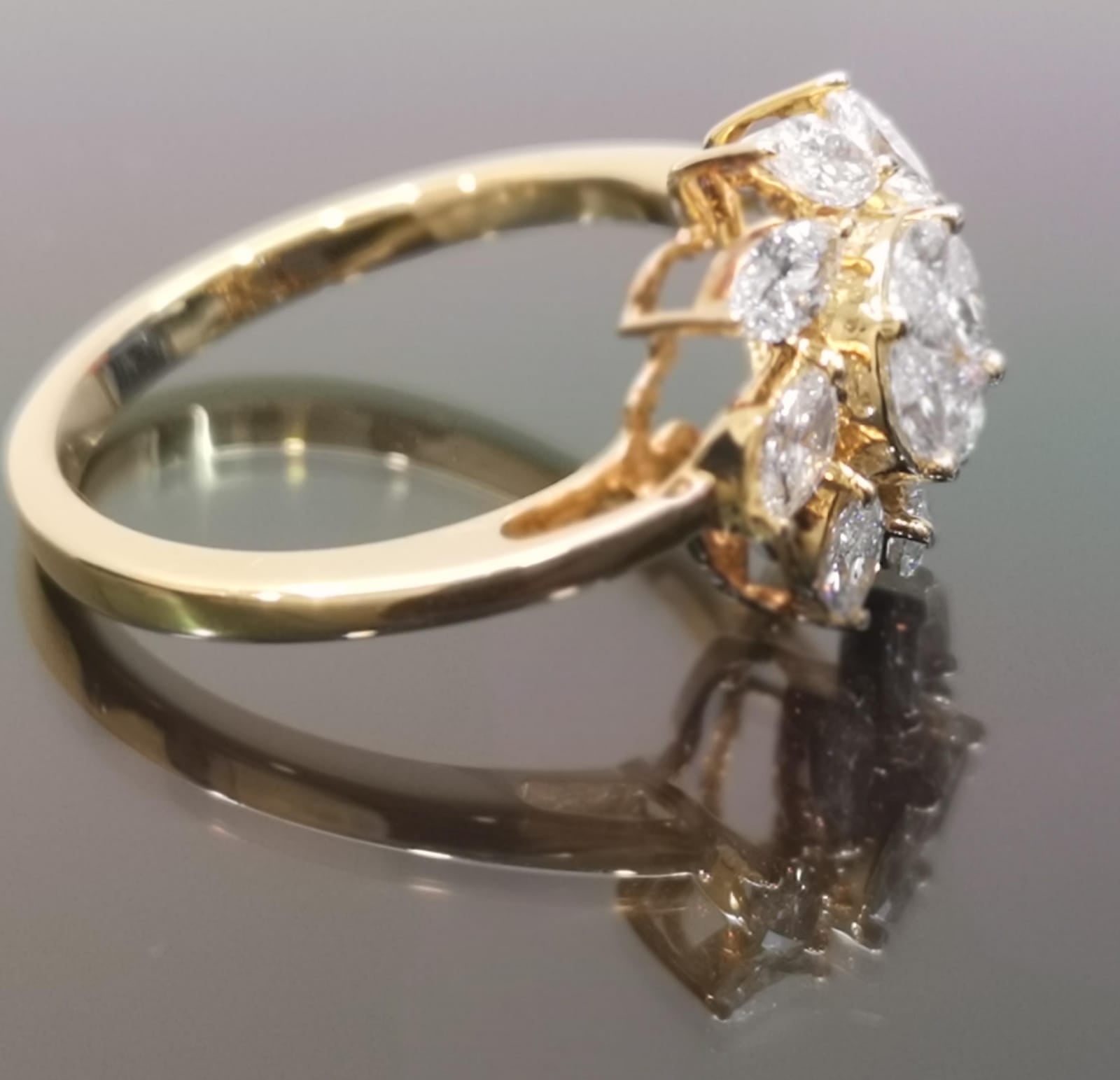 18K YG Diamond Ring Secondary image