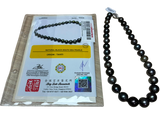 Tahitian Cultured Black South Sea Pearl Necklace 11.4 To 14.4MM