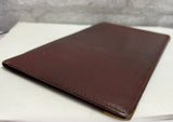 CARTIER Bordeaux Leather Bifold Long Wallet Purse Card Case