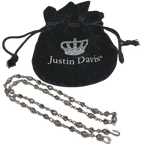 Justin Davis Silver Skull Chain Necklace SV925 30.2G