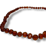 Amber Necklace Rock Beads
