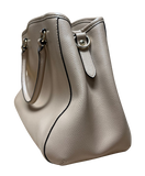 Coach Margot Carryall Satchel Bag Leather Beige