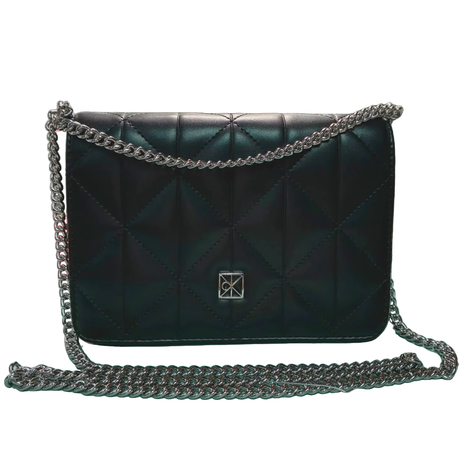 Calvin Klein Quilted Emblem Logo Mini Bag Black Main image