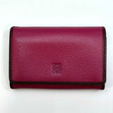 Loewe Anagram Pink Bifold Leather Wallet