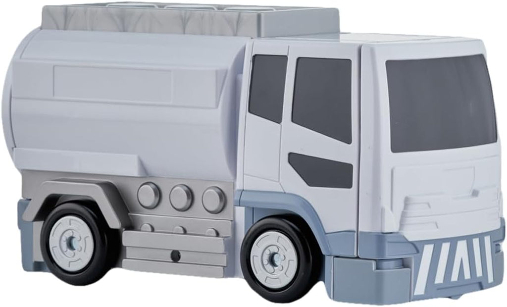 Takara Tomy Tomica Transform! Tank Truck Gas Station Vehicle Toy