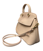 Furla Beige Leather Small My Piper Top Handle Bag