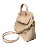 Furla Beige Leather Small My Piper Top Handle Bag