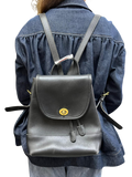 Coach Mini Backpack Black Leather