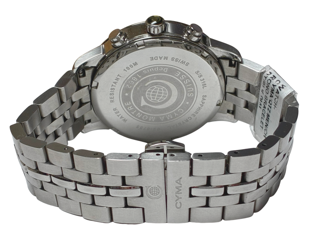 CYMA 020755 Swiss Chronograph Mens Quartz Watch